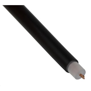 RS PRO Black Hook Up Wire 20 AWG 7/0.3 mm Core Strands 25 m, Polyethylene Jacket, 25kV Voltage, Flame Retardant 173-6018