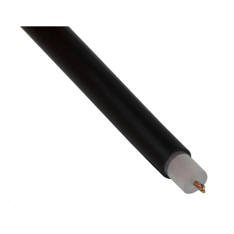 RS PRO Black Hook Up Wire 20 AWG 7/0.3 mm Core Strands 25 m, Polyethylene Jacket, 25kV Voltage, Flame Retardant 173-6018