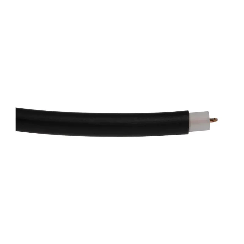 RS PRO Black Hook Up Wire 20 AWG 7/0.3 mm Core Strands 25 m, Polyethylene Jacket, 25kV Voltage, Flame Retardant 173-6018