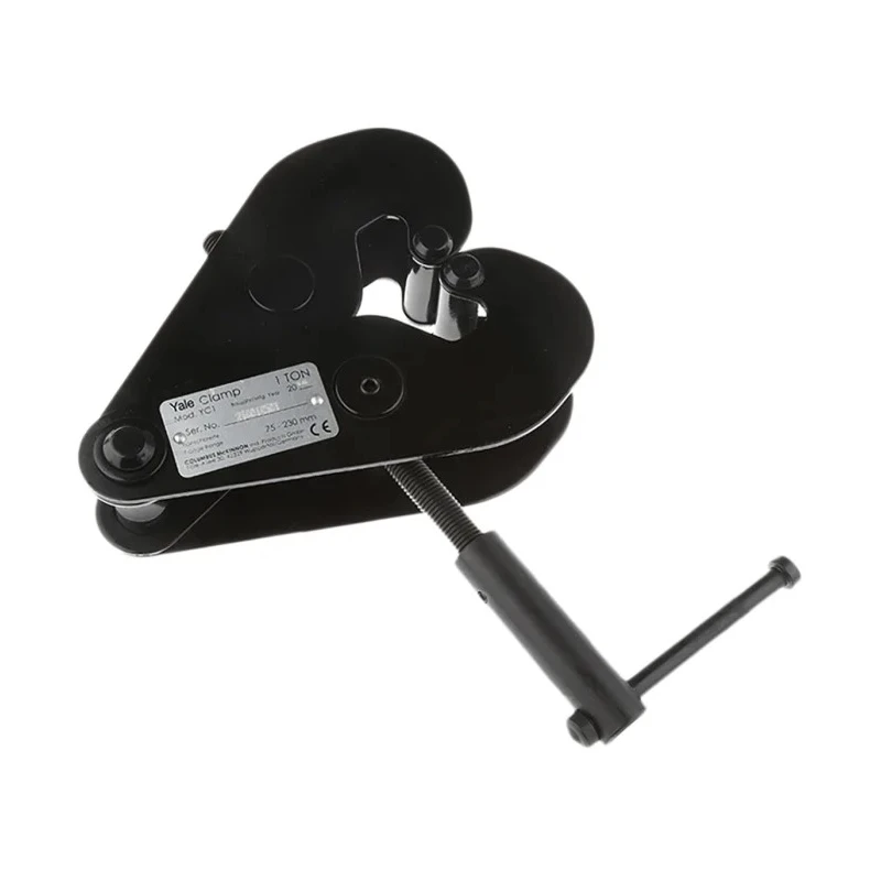 YALE Beam Clamp C Clamp with 75 to 230 mm Fitting Width, 350 mm Length, RoHS Compliant, Made in China 05406181 YC1 Beam Clamp