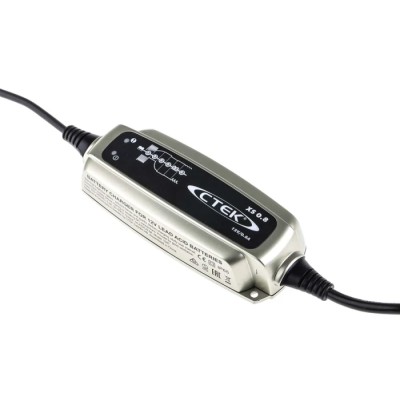 CTEK Automotive 12V Lead Acid Battery Charger, 0.8A, 1.2–32 Ah Capacity, IP65 Rated CEP1H37
