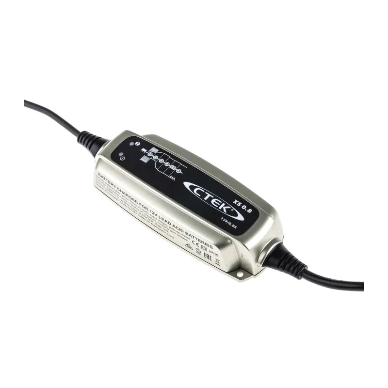 CTEK Automotive 12V Lead Acid Battery Charger, 0.8A, 1.2–32 Ah Capacity, IP65 Rated CEP1H37