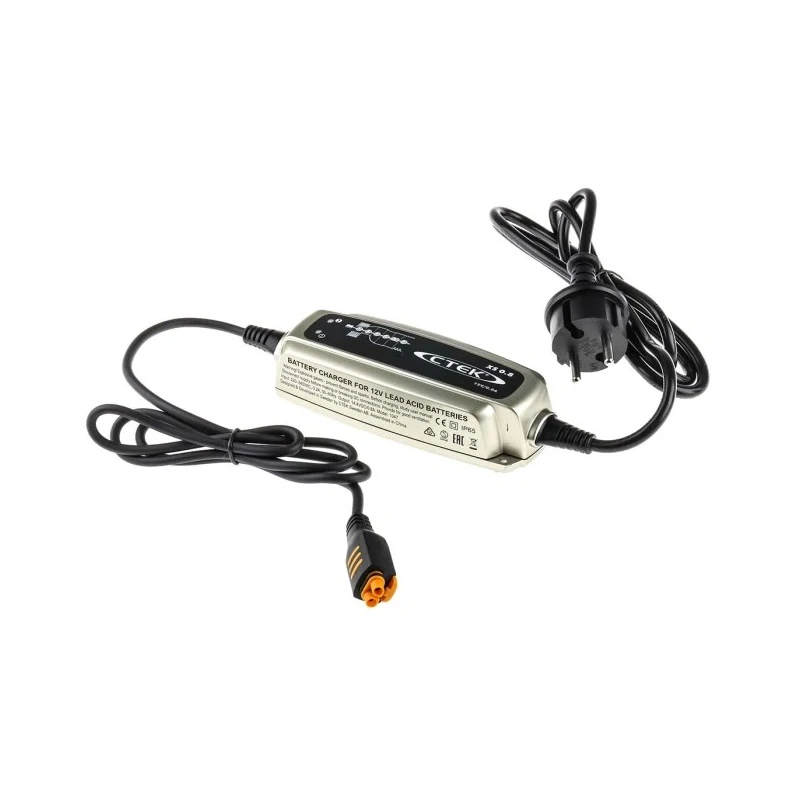 CTEK Automotive 12V Lead Acid Battery Charger, 0.8A, 1.2–32 Ah Capacity, IP65 Rated CEP1H37