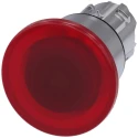Siemens SIRIUS ACT 3SU10 Series Red Latching Push Button Switch, 22 mm Cutout, IP66 IP67 IP69K 3SU1051-1BA20-0AA0