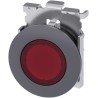 Siemens SIRIUS ACT 3SU10 Series Red Momentary Push Button Switch 30 mm Cutout IP69K IP66 IP67 3SU1061-0JB20-0AA0