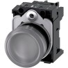 Siemens Panel Mount Clear LED Indicator SIRIUS ACT 3SU11 22mm Cutout 24 V ac/dc IP20/IP66/IP67/IP69 Round 3SU1102-6AA70-1AA0