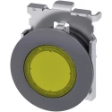 Siemens SIRIUS ACT 3SU10 Series Yellow Momentary Push Button Switch 30 mm Cutout IP69K IP67 IP66 3SU1061-0JB30-0AA0