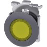 Siemens SIRIUS ACT 3SU10 Series Yellow Momentary Push Button Switch 30 mm Cutout IP69K IP67 IP66 3SU1061-0JB30-0AA0