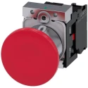 Siemens SIRIUS ACT 3SU11 Series Push Button Complete Unit Panel Mount 22mm Cutout Red SPST IP66 IP67 IP69K 3SU1150-1BA20-1CA0
