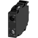 Siemens SIRIUS ACT 3SU14 Series Contact Block, 500 V AC/DC, 10A Current Rating, Screw Terminal, 1 NO/1 NC 3SU1400-1AA10-1FA0