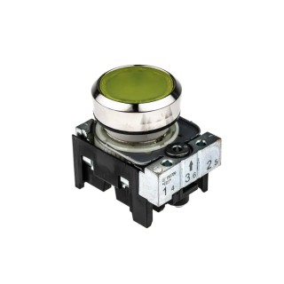 Siemens SIRIUS ACT 3SU11 Series Illuminated Push Button Complete Unit, Panel Mount, 22 mm Cutout, Yellow 3SU1156-0AB30-1BA0