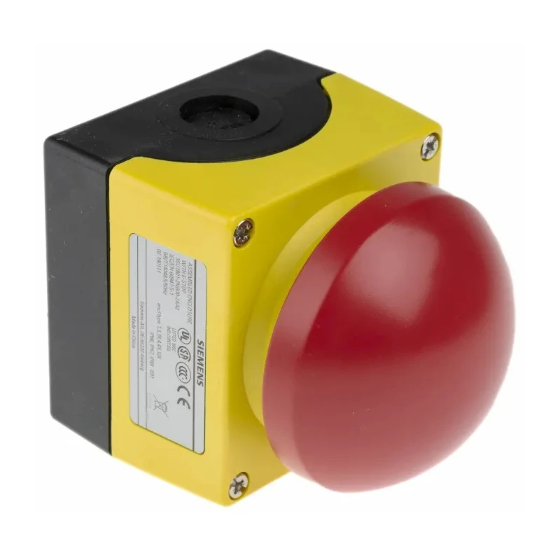 Siemens SIRIUS ACT Series Pull Release Emergency Stop Push Button, Panel Mount, 22 mm Cutout, 1 NO/1 NC, IP69K 