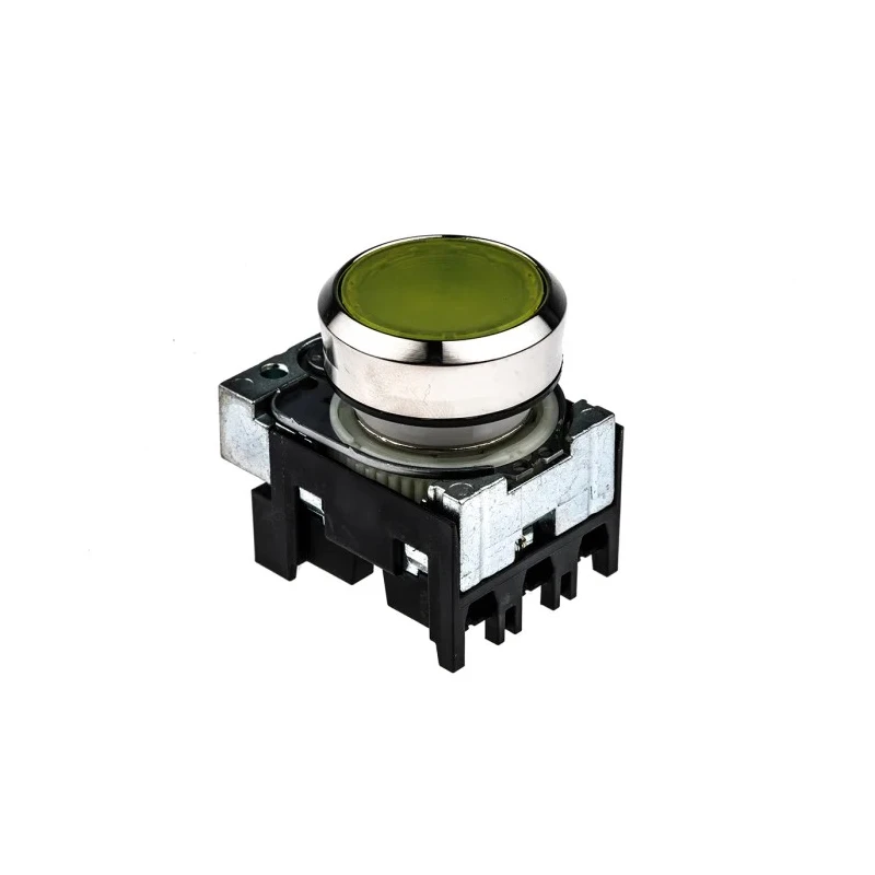 Siemens SIRIUS ACT 3SU11 Series Illuminated Push Button Complete Unit, Panel Mount, 22 mm Cutout, Yellow 3SU1156-0AB30-1BA0