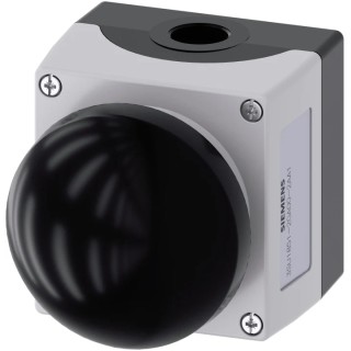 Siemens SIRIUS ACT 22mm Panel Mount Push Button Complete Unit Black SPST Momentary IP66 IP67 IP69K 3SU1851-2GA00-2AA1