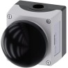 Siemens SIRIUS ACT 22mm Panel Mount Push Button Complete Unit Black SPST Momentary IP66 IP67 IP69K 3SU1851-2GA00-2AA1