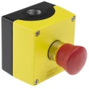 Siemens SIRIUS ACT 3SU18 Series Twist Release Emergency Stop Push Button, Panel Mount, 22 mm Cutout, 2 NC 3SU1851-0NB00-2AA2