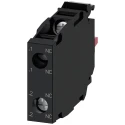 Siemens SIRIUS ACT 3SU14 Series Contact Block 500 V ac, 500 V dc, 2 NC 3SU1400-1AA10-1PA0