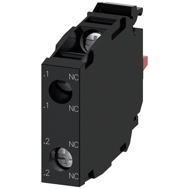 Siemens SIRIUS ACT 3SU14 Series Contact Block 500 V ac, 500 V dc, 2 NC 3SU1400-1AA10-1PA0