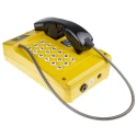 Gai-Tronics Corded Telephone Wall Mount Yellow Black 225-02-004J-212