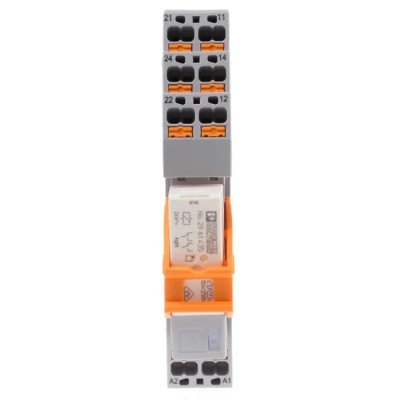 Phoenix Contact DIN Rail Power Relay 24V AC Coil 12A Switching Current DPDT Model 2903333