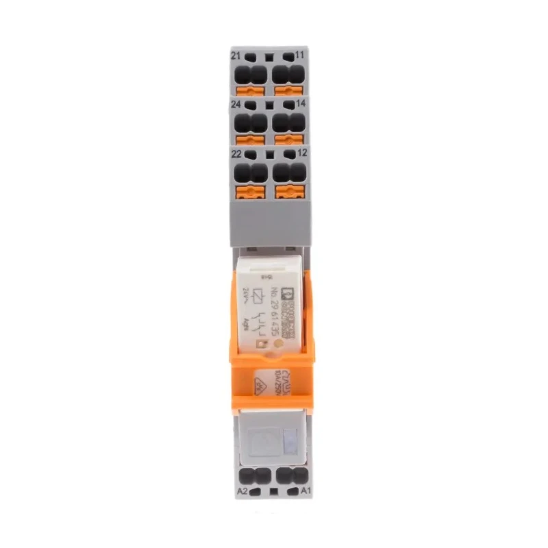 Phoenix Contact DIN Rail Power Relay 24V AC Coil 12A Switching Current DPDT Model 2903333