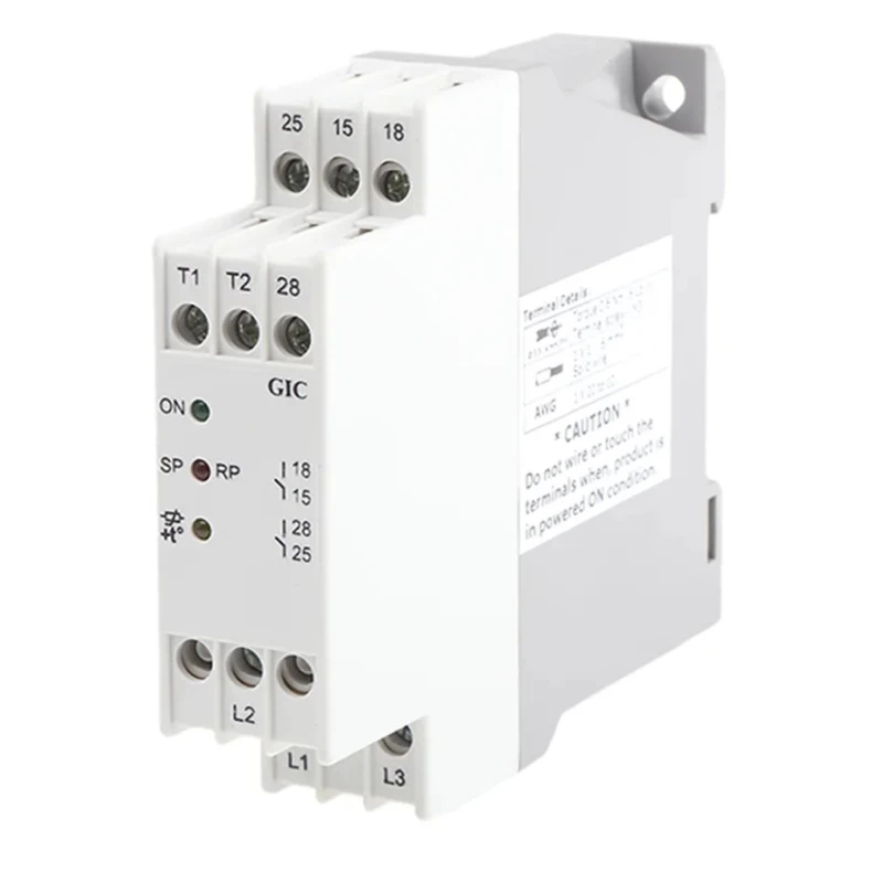 GIC 3 Phase SPDT Monitoring Relay, 400V AC, DIN Rail Mount MLD4BS