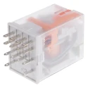 Phoenix Contact PCB Relay 4PDT 24V AC Coil Voltage 5mA Switching Current Silver Alloy Contacts 2903686