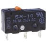 Omron Pin Plunger Micro Switch, Solder Terminal, 5A, SPCO Contact, IP40 Protection SS-5