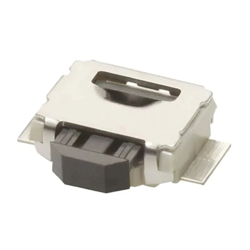 Omron Black Tactile Switch Plunger 0.7 mm SPST 50mA 24 V dc Surface Mount B3U-3000PM