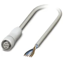 Phoenix Contact Sensor Actuator Cable Female 5 Way Straight to 5 Way Unterminated 5 m 60V SAC-5P-5.0-600/M12FS FB 1404085