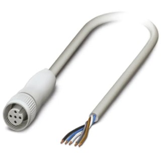 Phoenix Contact Sensor Actuator Cable Female 5 Way Straight to 5 Way Unterminated 5 m 60V SAC-5P-5.0-600/M12FS FB 1404085