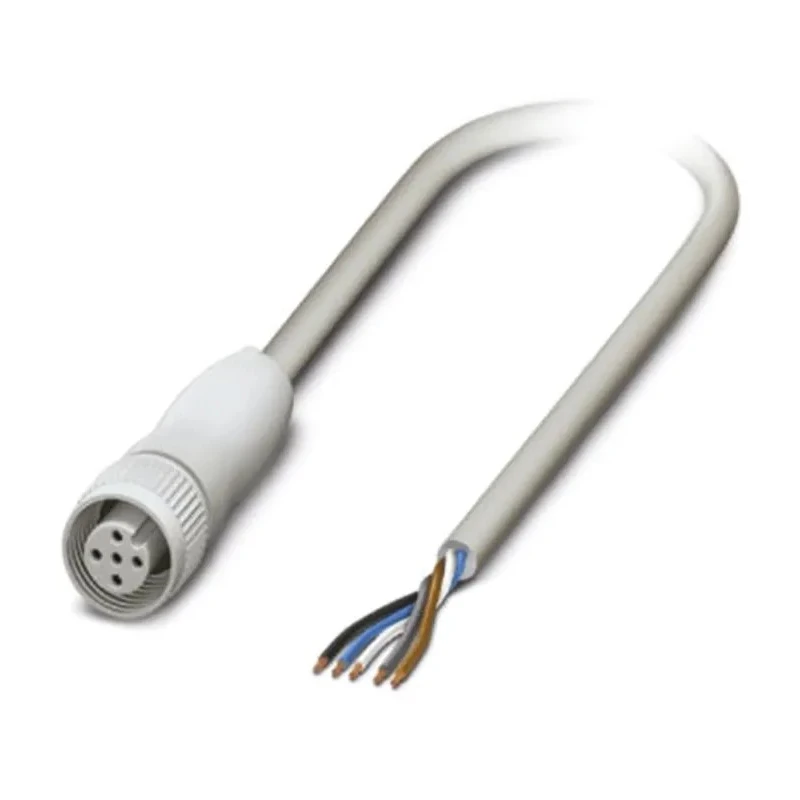 Phoenix Contact Sensor Actuator Cable Female 5 Way Straight to 5 Way Unterminated 5 m 60V SAC-5P-5.0-600/M12FS FB 1404085