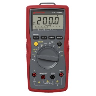 Amprobe Handheld Digital Multimeter with LCD Display AC/DC Voltage, Current, Resistance, Capacitance, Temperature AM-520-EUR