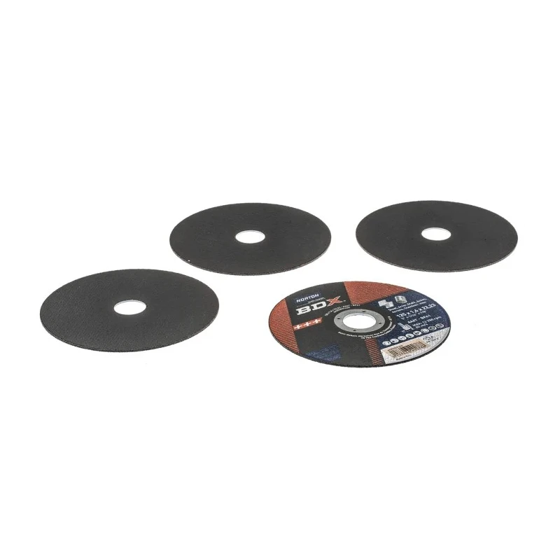Norton Aluminium Oxide Abrasive Cutting Disc 125 mm Diameter Coarse Grade P46 Grit 66252831460
