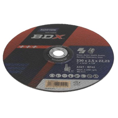 Norton Aluminium Oxide Abrasive Disc Cutting Disc 230 mm Coarse Grade P36 Grit 66252831494