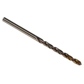 Dormer High Speed Steel Titanium Nitride Coated Industrial Drill Bit Set 65mm Overall Length, 3.2mm Shank, 5 Pieces A0023.2