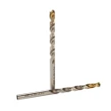 Dormer High Speed Steel Tin Drill Bit 5 mm Shank, 86 mm Overall Length, Titanium Nitride Coating A0025.0