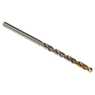 Dormer High Speed Steel Jobber Drill Bits, Titanium Nitride Coated, 3.6mm Shank, 118° Point Angle, 70mm Overall A0023.6