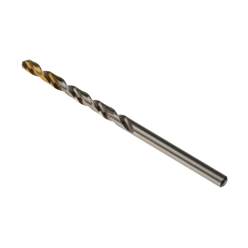Dormer High Speed Steel Jobber Drill Bits, Titanium Nitride Coated, 3.6mm Shank, 118° Point Angle, 70mm Overall A0023.6