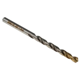 Dormer High Speed Steel Industrial Drill Bit 5.1mm Shank, Titanium Nitride Coated, 86mm Overall Length A0025.1