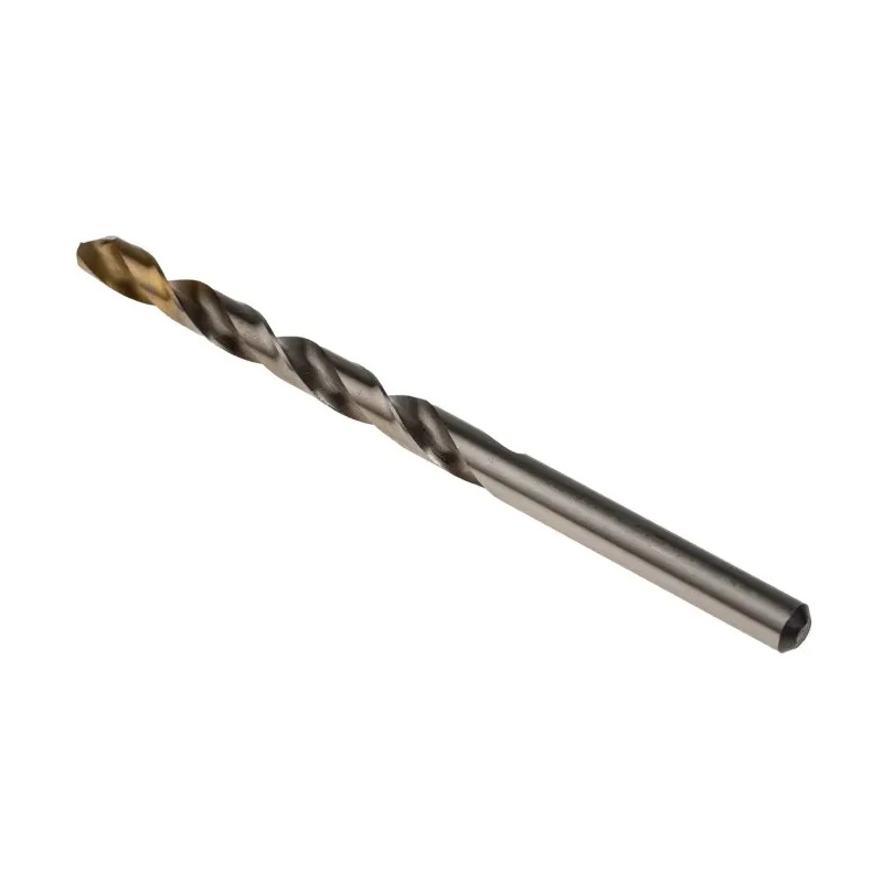 Dormer High Speed Steel Industrial Drill Bit 5.1mm Shank, Titanium Nitride Coated, 86mm Overall Length A0025.1