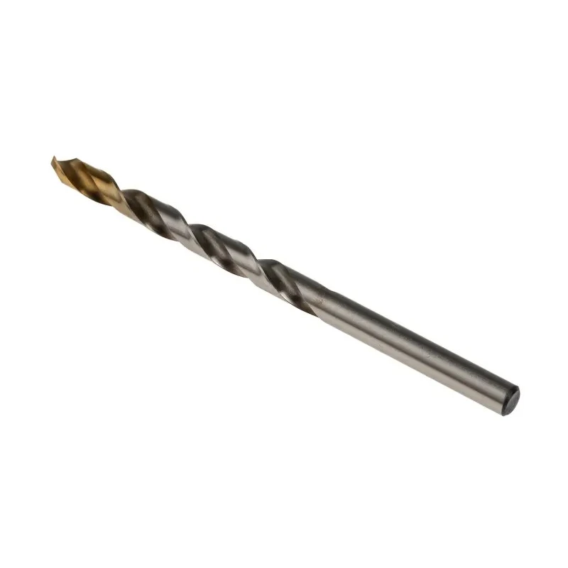 Dormer High Speed Steel Titanium Nitride Coated Jobber Drill Bits 5 Pcs, 93mm Overall Length, 5.4mm Shank A0025.4