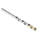 Dormer High Speed Steel Tin Drill Bit, 8mm Diameter, 117mm Overall Length, Titanium Nitride Coated A0028.0
