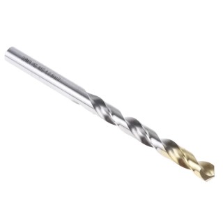 Dormer High Speed Steel Tin Drill Bit, 8mm Diameter, 117mm Overall Length, Titanium Nitride Coated A0028.0