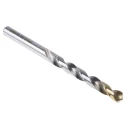 Dormer High Speed Steel Jobber Drill Bit, 9mm Diameter, 125mm Overall Length, Titanium Nitride Coated A0029.0
