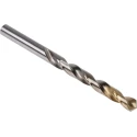 Dormer High Speed Steel Tin Drill Bit, 10mm Shank, 133mm Overall Length, Titanium Nitride Coated A00210.0