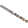 Dormer High Speed Steel Tin Drill Bit, 10mm Shank, 133mm Overall Length, Titanium Nitride Coated A00210.0