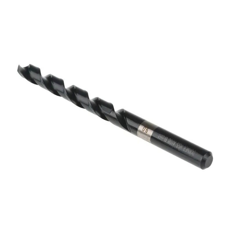 Dormer High Speed Steel Jobber Drill Bits 9mm Diameter, 125mm Overall Length, 10 Pieces A1089.0