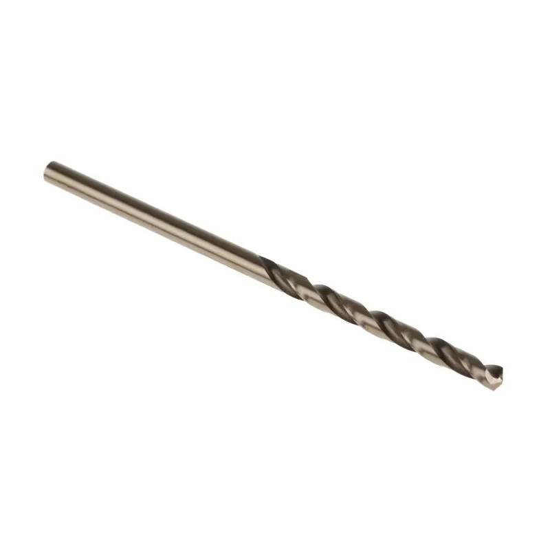 Dormer Cobalt Steel Drill Bit 2.5mm Diameter, 57mm Overall Length, 10 Pieces A7772.5