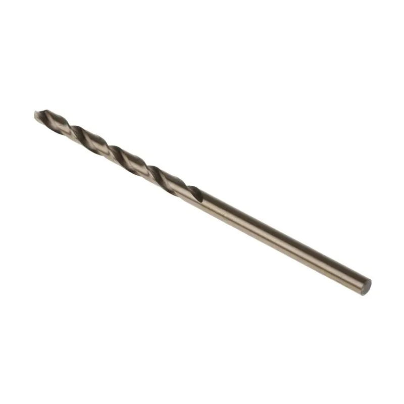 Dormer Cobalt Steel Drill Bit 2.5mm Diameter, 57mm Overall Length, 10 Pieces A7772.5